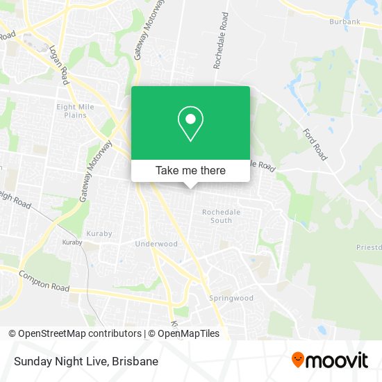 Sunday Night Live map