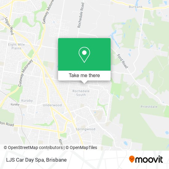 LJS Car Day Spa map
