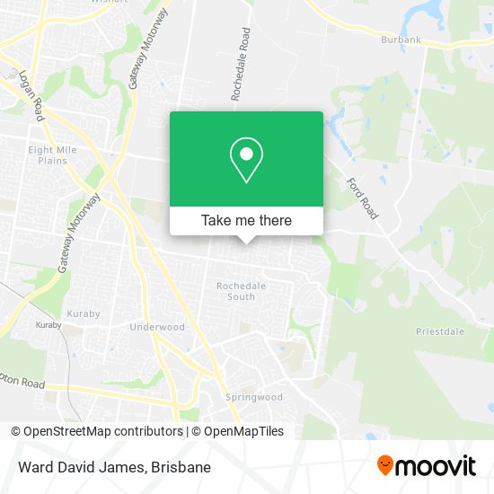 Ward David James map