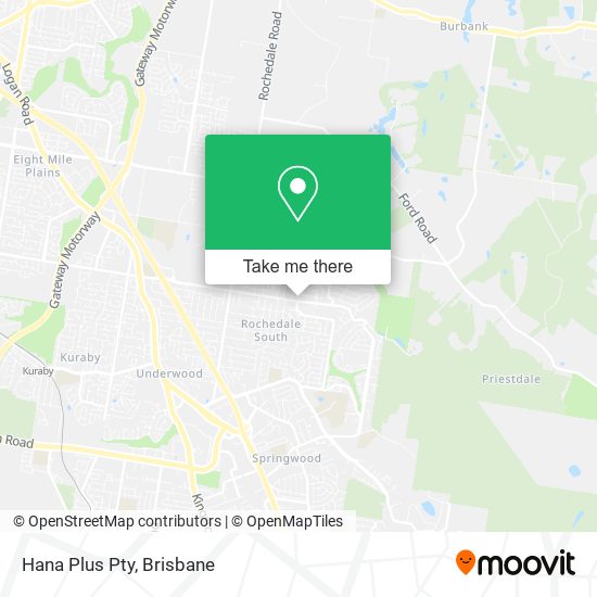 Hana Plus Pty map