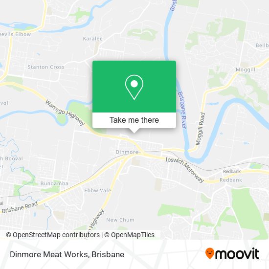 Dinmore Meat Works map