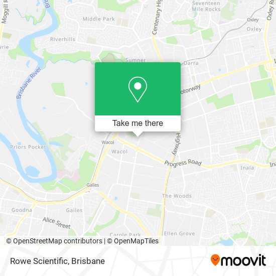 Rowe Scientific map