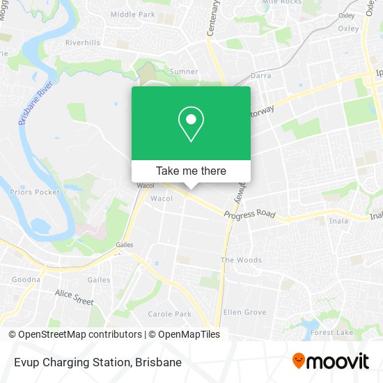 Evup Charging Station map