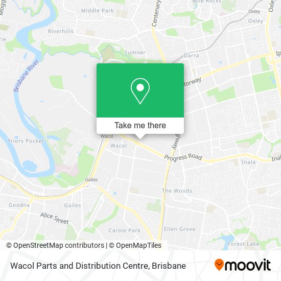 Wacol Parts and Distribution Centre map