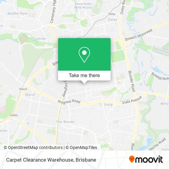 Carpet Clearance Warehouse map