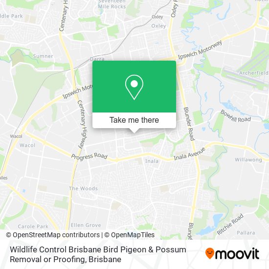 Mapa Wildlife Control Brisbane Bird Pigeon & Possum Removal or Proofing