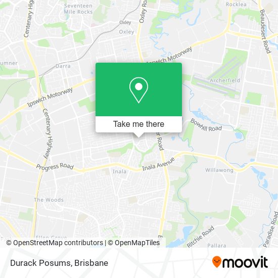 Durack Posums map