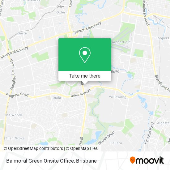 Mapa Balmoral Green Onsite Office