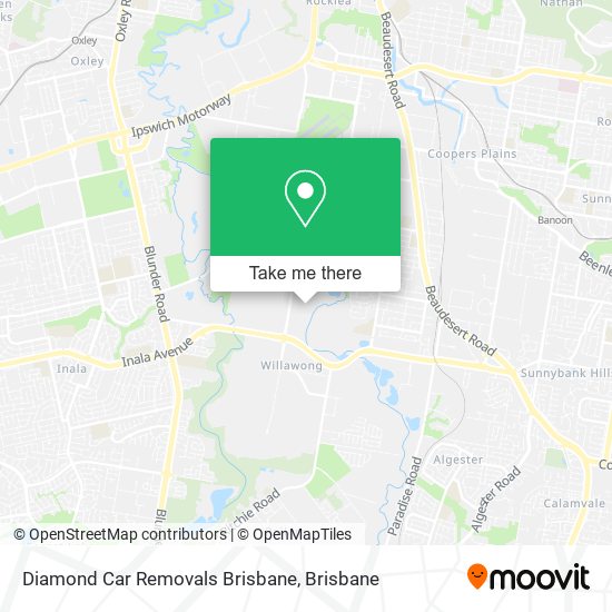 Mapa Diamond Car Removals Brisbane