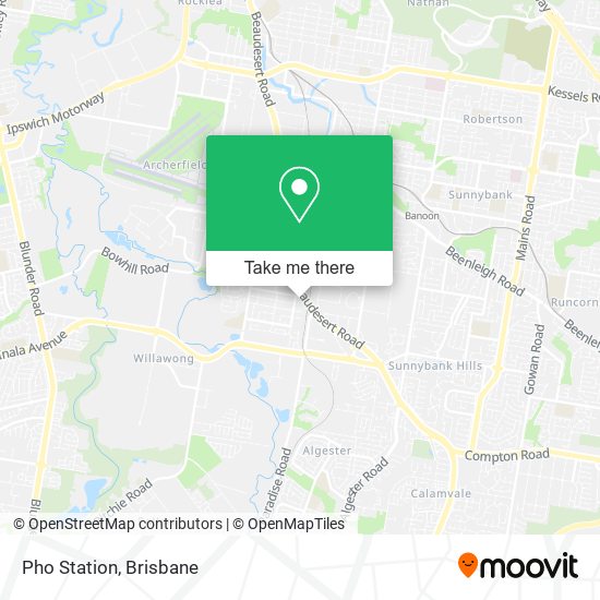 Pho Station map