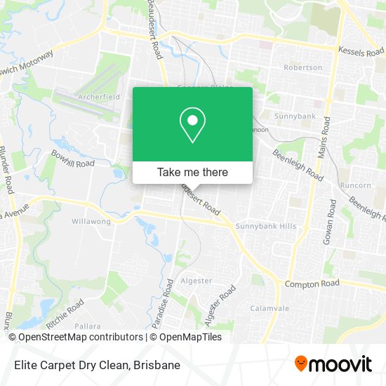 Elite Carpet Dry Clean map