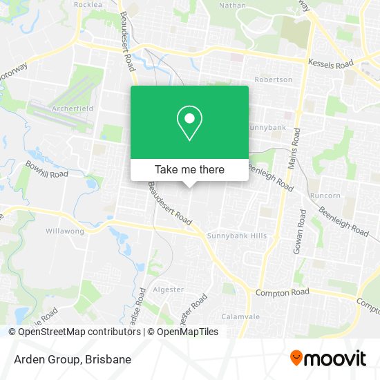 Arden Group map