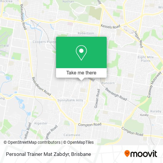 Personal Trainer Mat Zabdyr map