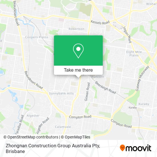 Zhongnan Construction Group Australia Pty map