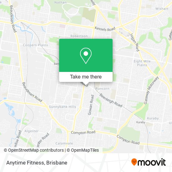 Anytime Fitness map