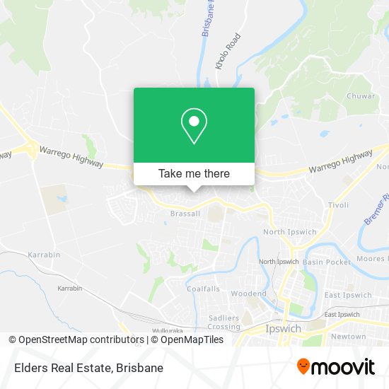 Elders Real Estate map