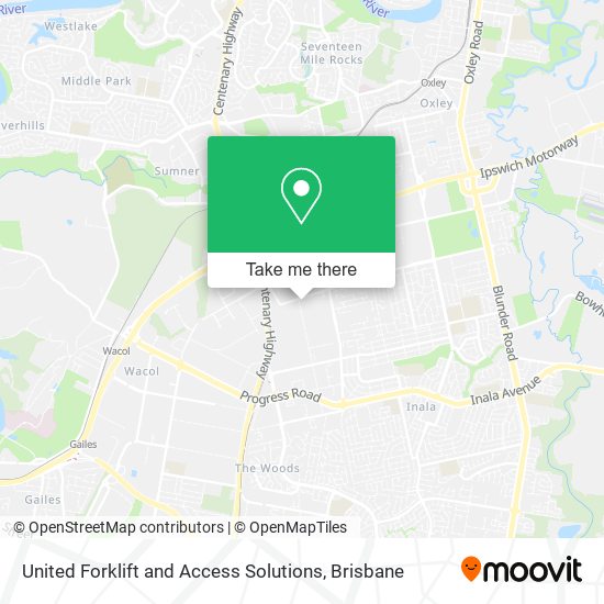 United Forklift and Access Solutions map