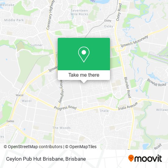 Ceylon Pub Hut Brisbane map