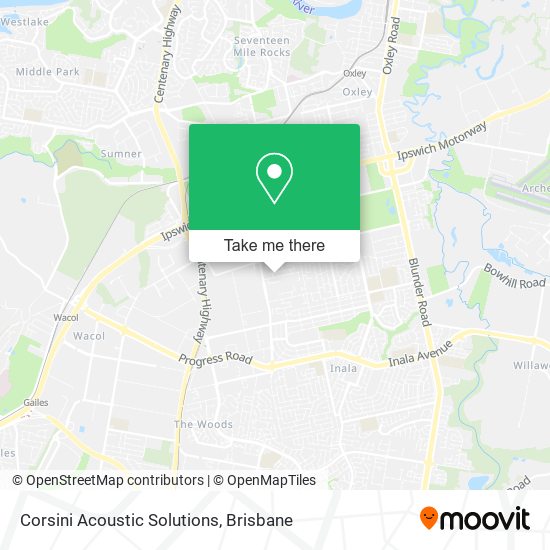 Corsini Acoustic Solutions map