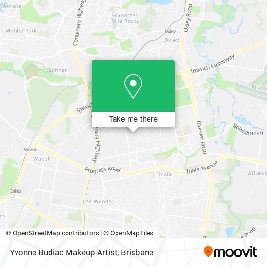 Yvonne Budiac Makeup Artist map