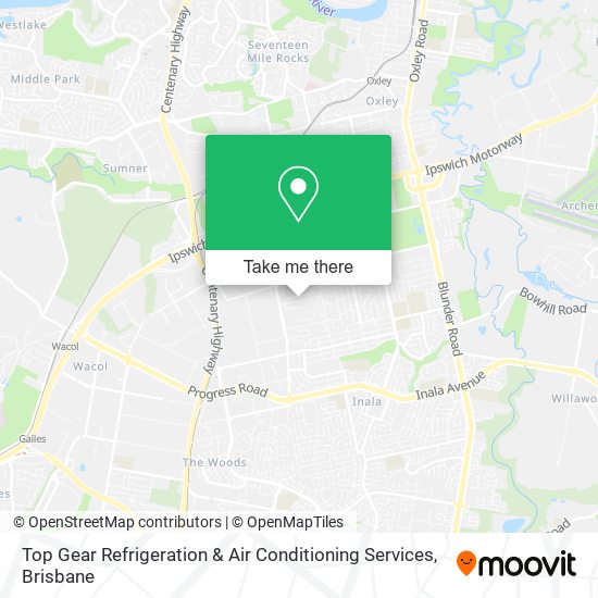 Top Gear Refrigeration & Air Conditioning Services map