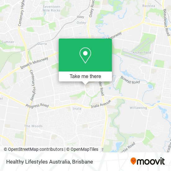 Healthy Lifestyles Australia map