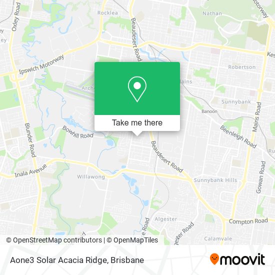 Aone3 Solar Acacia Ridge map