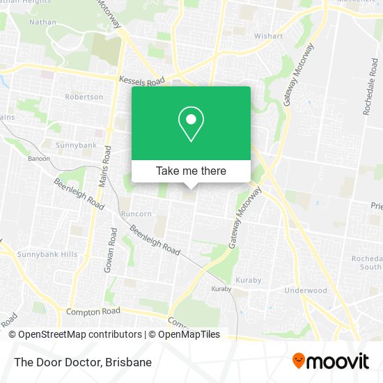 The Door Doctor map