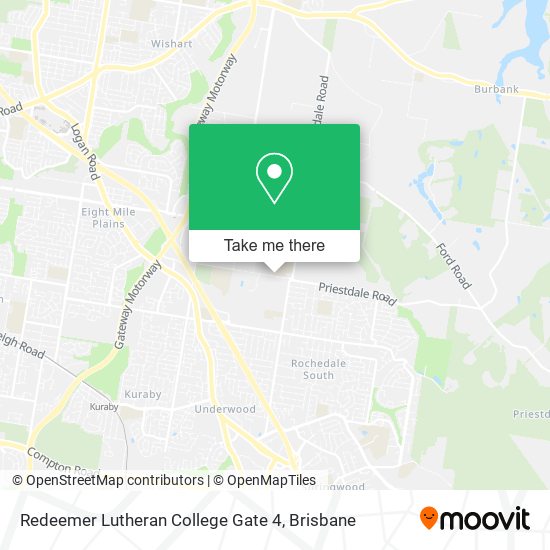 Redeemer Lutheran College Gate 4 map