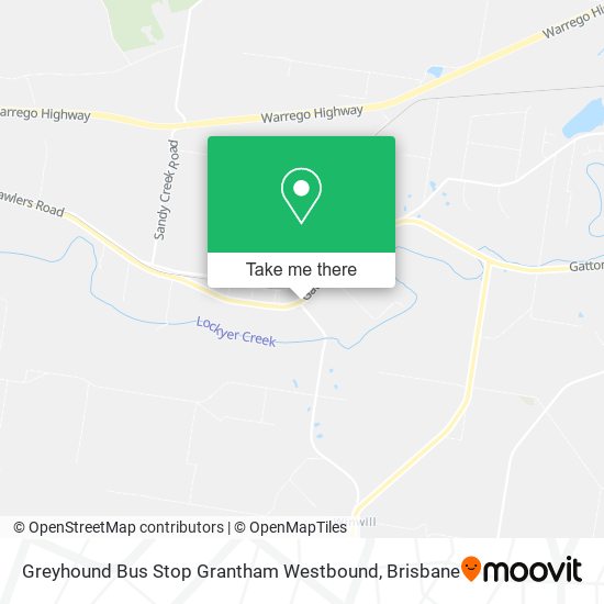 Greyhound Bus Stop Grantham Westbound map