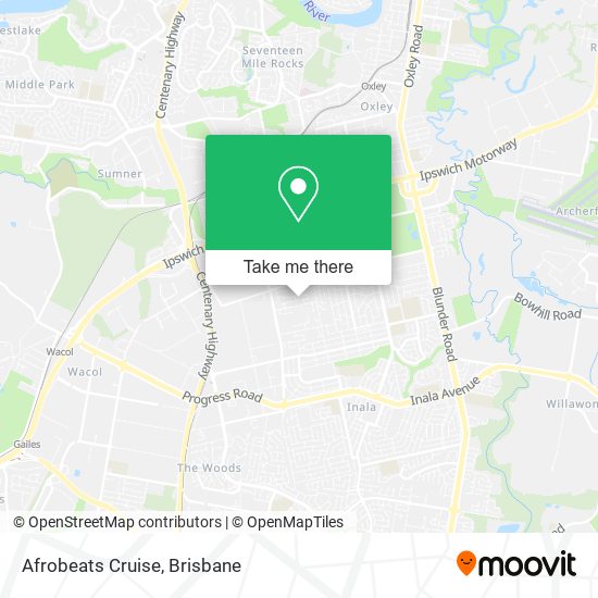 Afrobeats Cruise map