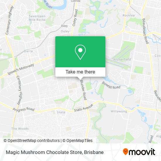 Magic Mushroom Chocolate Store map