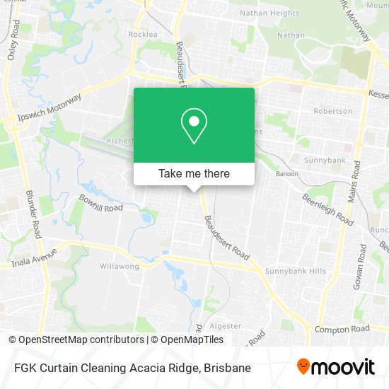 FGK Curtain Cleaning Acacia Ridge map