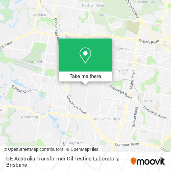 Mapa GE Australia Transformer Oil Testing Laboratory