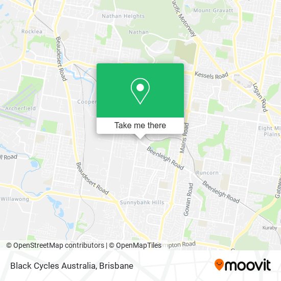 Black Cycles Australia map