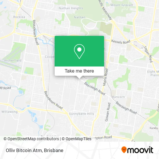 Olliv Bitcoin Atm map