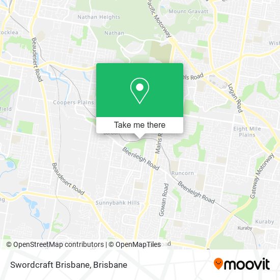 Swordcraft Brisbane map