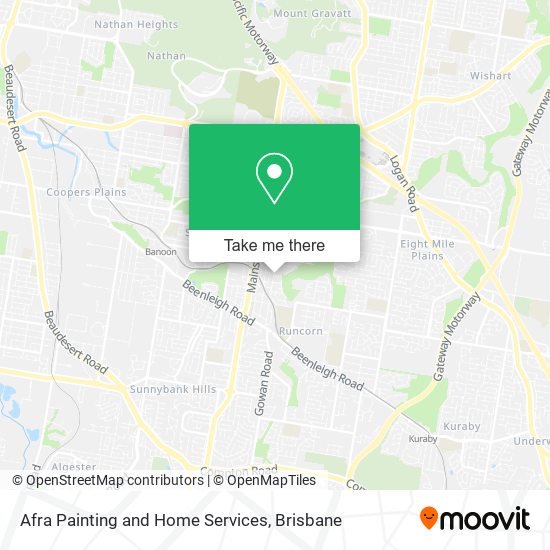 Afra Painting and Home Services map
