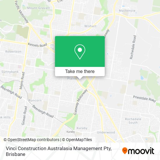 Vinci Construction Australasia Management Pty map