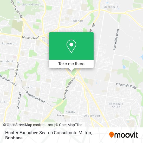 Mapa Hunter Executive Search Consultants Milton