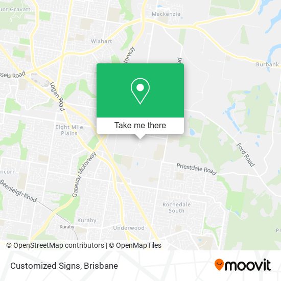 Customized Signs map