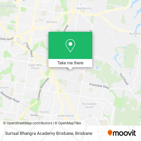 Surtaal Bhangra Academy Brisbane map