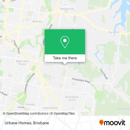 Urbane Homes map