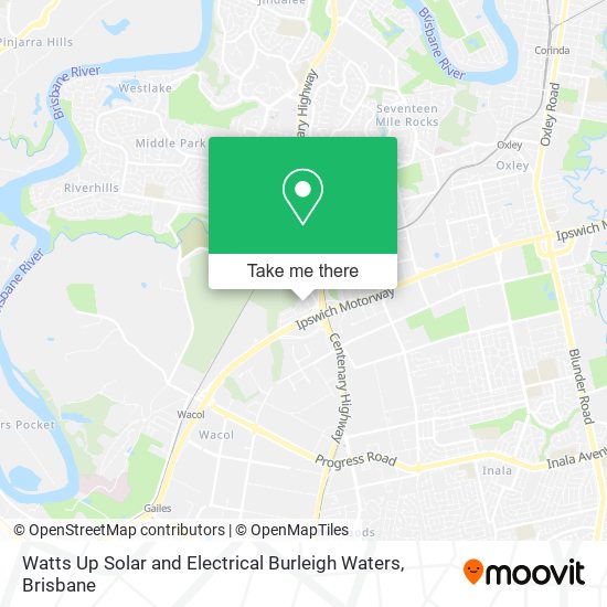 Watts Up Solar and Electrical Burleigh Waters map