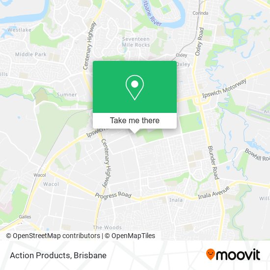 Action Products map