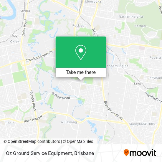 Oz Ground Service Equipment map