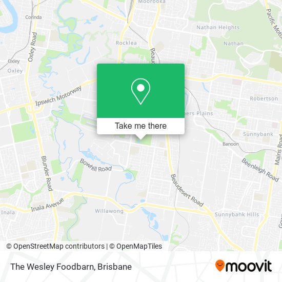 The Wesley Foodbarn map