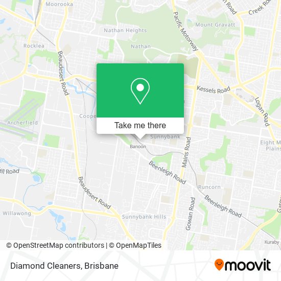 Diamond Cleaners map