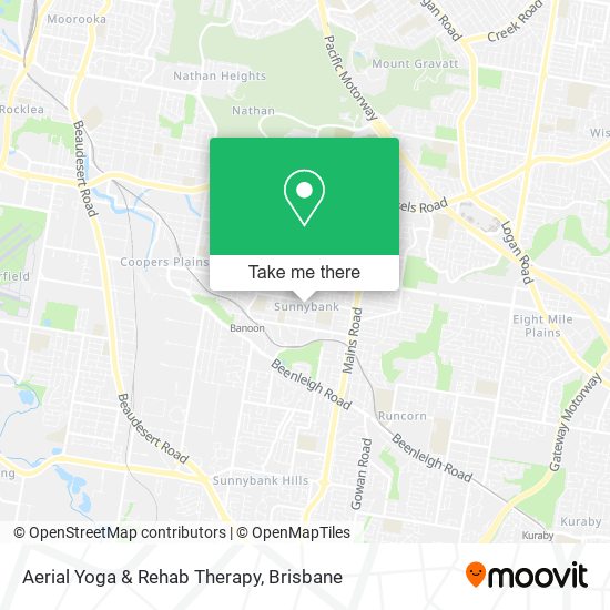 Aerial Yoga & Rehab Therapy map