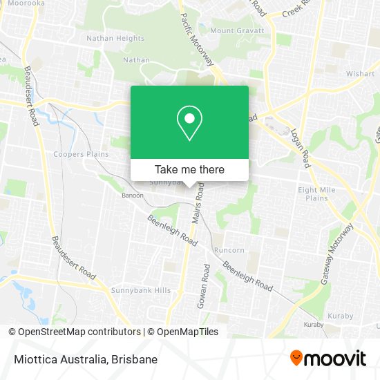 Miottica Australia map